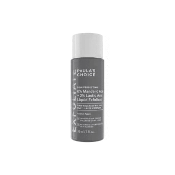 Paulas choice skin perfecting 6% mandelic acid + 2% lactic acid liquid exfoliant